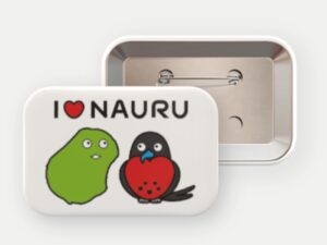 ナウルくん＆グンカンドリくん缶バッジ